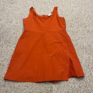 Alder Get Dirty Dress Sz L Burnt Ochre Activewear Casual Built in Shorts Outdoor